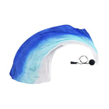 Maxbell Belly Dance Poi Ball and Scarf Set Portable for Halloween Events Fancy Dress White Blue Dark Blue