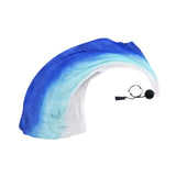 Maxbell Belly Dance Poi Ball and Scarf Set Portable for Halloween Events Fancy Dress White Blue Dark Blue