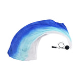 Maxbell Belly Dance Poi Ball and Scarf Set Portable for Halloween Events Fancy Dress White Blue Dark Blue