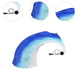 Maxbell Belly Dance Poi Ball and Scarf Set Portable for Halloween Events Fancy Dress White Blue Dark Blue