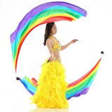 Maxbell Belly Dance Poi Ball and Scarf Set Portable for Halloween Events Fancy Dress White Blue Dark Blue