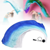 Maxbell Belly Dance Poi Ball and Scarf Set Portable for Halloween Events Fancy Dress White Blue Dark Blue