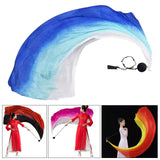 Maxbell Belly Dance Poi Ball and Scarf Set Portable for Halloween Events Fancy Dress White Blue Dark Blue