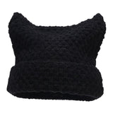 Maxbell Women Winter Hat Cute Winter Warm Beanie Cap for Hiking Travel Autumn Winter Black