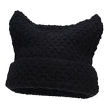 Maxbell Women Winter Hat Cute Winter Warm Beanie Cap for Hiking Travel Autumn Winter Black