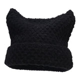 Maxbell Women Winter Hat Cute Winter Warm Beanie Cap for Hiking Travel Autumn Winter Black