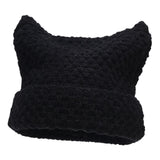 Maxbell Women Winter Hat Cute Winter Warm Beanie Cap for Hiking Travel Autumn Winter Black