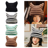 Maxbell Women Winter Hat Cute Winter Warm Beanie Cap for Hiking Travel Autumn Winter Black