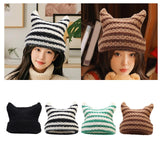 Maxbell Women Winter Hat Cute Winter Warm Beanie Cap for Hiking Travel Autumn Winter Black