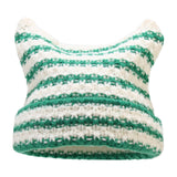 Maxbell Women Winter Hat Cute Winter Warm Beanie Cap for Hiking Travel Autumn Winter White Green