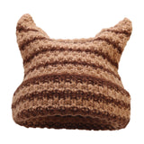 Maxbell Women Winter Hat Cute Winter Warm Beanie Cap for Hiking Travel Autumn Winter Brown