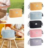 Maxbell Stroller Organizer Fits Most Stroller Mini Diaper Bag for Snacks Nappy Wipe Brown