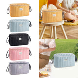 Maxbell Stroller Organizer Fits Most Stroller Mini Diaper Bag for Snacks Nappy Wipe Brown
