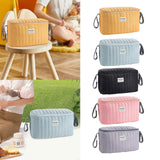 Maxbell Stroller Organizer Fits Most Stroller Mini Diaper Bag for Snacks Nappy Wipe Brown