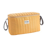Maxbell Stroller Organizer Fits Most Stroller Mini Diaper Bag for Snacks Nappy Wipe Brown