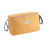 Maxbell Stroller Organizer Fits Most Stroller Mini Diaper Bag for Snacks Nappy Wipe Brown