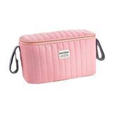 Maxbell Stroller Organizer Fits Most Stroller Mini Diaper Bag for Snacks Nappy Wipe Pink