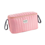 Maxbell Stroller Organizer Fits Most Stroller Mini Diaper Bag for Snacks Nappy Wipe Pink