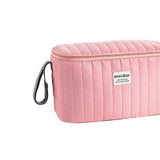 Maxbell Stroller Organizer Fits Most Stroller Mini Diaper Bag for Snacks Nappy Wipe Pink