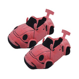 Maxbell Sports Car Shaped Slippers for Men Women Winter Warm Slippers House Slippers Pink