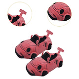 Maxbell Sports Car Shaped Slippers for Men Women Winter Warm Slippers House Slippers Pink