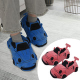 Maxbell Sports Car Shaped Slippers for Men Women Winter Warm Slippers House Slippers Pink