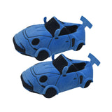 Maxbell Sports Car Shaped Slippers for Men Women Winter Warm Slippers House Slippers Blue