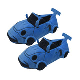 Maxbell Sports Car Shaped Slippers for Men Women Winter Warm Slippers House Slippers Blue