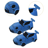 Maxbell Sports Car Shaped Slippers for Men Women Winter Warm Slippers House Slippers Blue