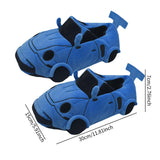 Maxbell Sports Car Shaped Slippers for Men Women Winter Warm Slippers House Slippers Blue