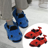 Maxbell Sports Car Shaped Slippers for Men Women Winter Warm Slippers House Slippers Red
