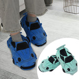 Maxbell Sports Car Shaped Slippers for Men Women Winter Warm Slippers House Slippers Green