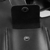 Maxbell Double Shoulder Armpit Bag Underarm Bag for Medieval Shopping Outdoor Sports Black