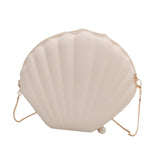 Maxbell Chain Crossbody Bag Convenient Women Shoulder Bag for Party Travel Commuting Beige