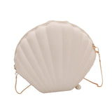 Maxbell Chain Crossbody Bag Convenient Women Shoulder Bag for Party Travel Commuting Beige