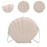 Maxbell Chain Crossbody Bag Convenient Women Shoulder Bag for Party Travel Commuting Beige