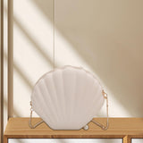 Maxbell Chain Crossbody Bag Convenient Women Shoulder Bag for Party Travel Commuting Beige