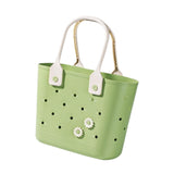 Maxbell Shower Caddy Basket Sturdy Storage Basket for Kitchen Household College Dorm Green