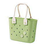 Maxbell Shower Caddy Basket Sturdy Storage Basket for Kitchen Household College Dorm Green