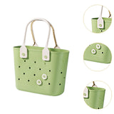 Maxbell Shower Caddy Basket Sturdy Storage Basket for Kitchen Household College Dorm Green