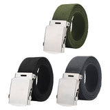 Maxbell Canvas Web Belt Hiking Wear Resistant Comfortable 41” Stretch Resistant Belt Green