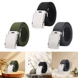 Maxbell Canvas Web Belt Hiking Wear Resistant Comfortable 41” Stretch Resistant Belt Green