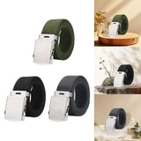 Maxbell Canvas Web Belt Hiking Wear Resistant Comfortable 41” Stretch Resistant Belt Green