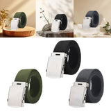 Maxbell Canvas Web Belt Hiking Wear Resistant Comfortable 41” Stretch Resistant Belt Green