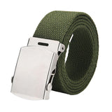 Maxbell Canvas Web Belt Hiking Wear Resistant Comfortable 41” Stretch Resistant Belt Green