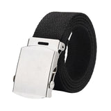 Maxbell Canvas Web Belt Hiking Wear Resistant Comfortable 41” Stretch Resistant Belt Black