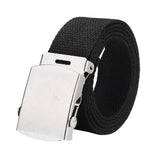 Maxbell Canvas Web Belt Hiking Wear Resistant Comfortable 41” Stretch Resistant Belt Black
