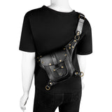 Maxbell Waist Pack Fashion Punk Rock Fanny Pack for Travel Costume Props