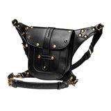 Maxbell Waist Pack Fashion Punk Rock Fanny Pack for Travel Costume Props