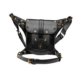 Maxbell Waist Pack Fashion Punk Rock Fanny Pack for Travel Costume Props